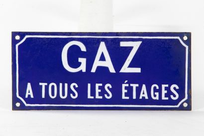 PLAQUE D’INFORMATION D’IMMEUBLE, PARIS
Fer...