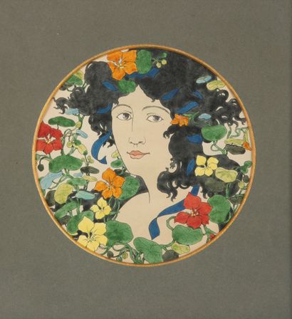 ECOLE MODERNE DANS LE STYLE ART NOUVEAU
Femme...