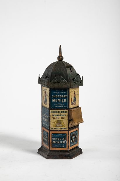 TIRELIRE PUBLICITAIRE – CHOCOLAT MENIER
Tôle...
