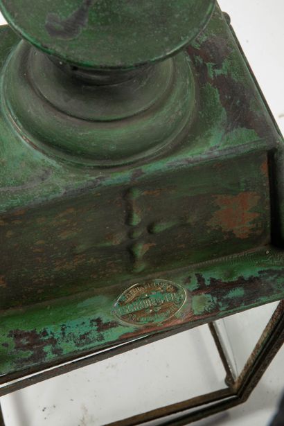 LUCHAIRE ET FILS, PARIS
PAIR OF SCONCE LANTERNS
Partially...