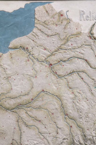 CARTE DU RELIEF DE LA FRANCE
HENRY ARNOLD...