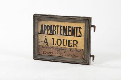 PLAQUE D’INFORMATION D’IMMEUBLE « APPARTEMENTS...