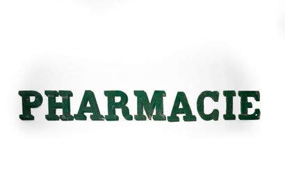 LETTRES DE DEVANTURE DE MAGASIN « PHARMACIE...