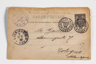 WORLD'S FAIR, PARIS, 1889
POSTCARD FROM THE...