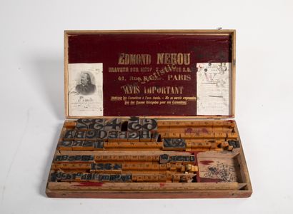 EDMOND NEROU – REUNION DE CARACTERES D’IMPRESSION
Réunion...