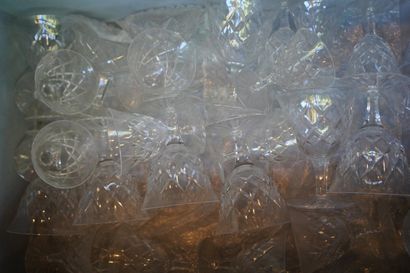 BACCARAT
Suite de six verres à orangeade...