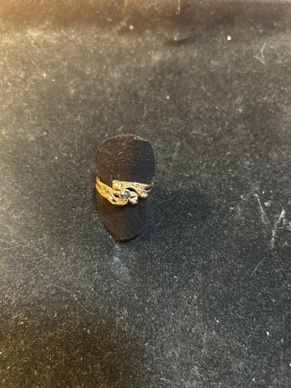Réunion de bijoux en or.
Vendus en débris.
Poids...
