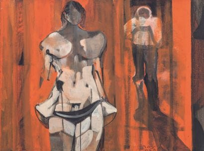 JEAN GEORGES CHAPE (1913-2002)
Alcôve, 1980...