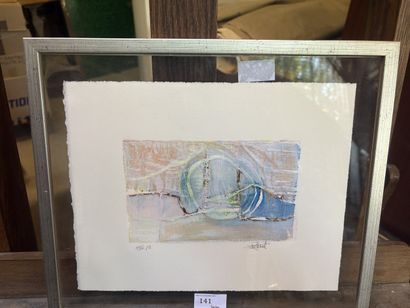 Jean Michel LARTIGAUD (né en 1949)
Monotype...