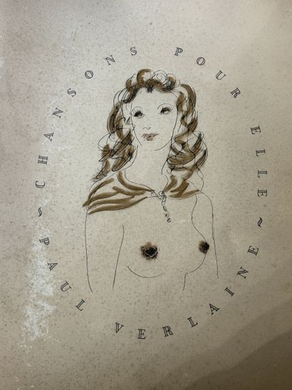Paul VERLAINE, Chansons pour Elle, lithographies...