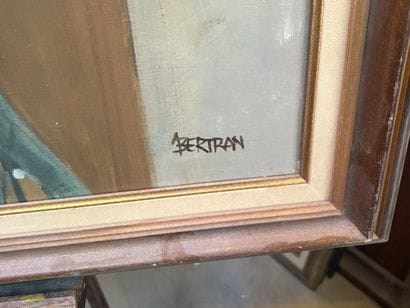 André BERTRAN (1929-2003)
Nu feuillagé près...