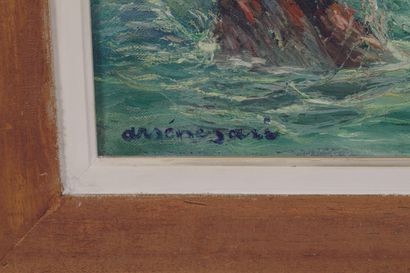 CLAIRE FONTAINE (1930-2014)
Voiliers dans...
