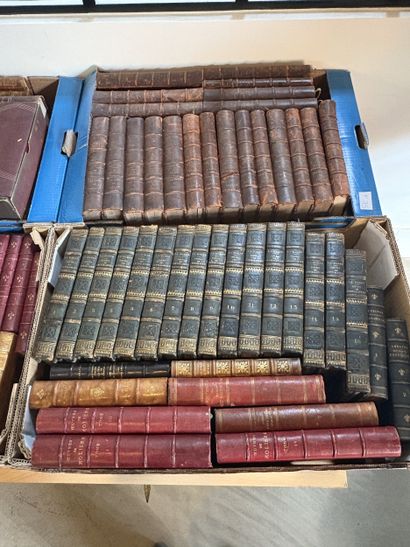 6 cartons de livres reliés dont l'affaire...