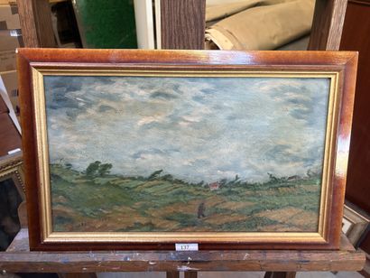 Th. PETRICONE
Paysage animé
Huile sur toile,...