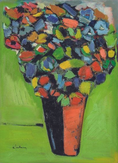 CLAIRE FONTAINE (1930-2014)
Vase de fleurs...