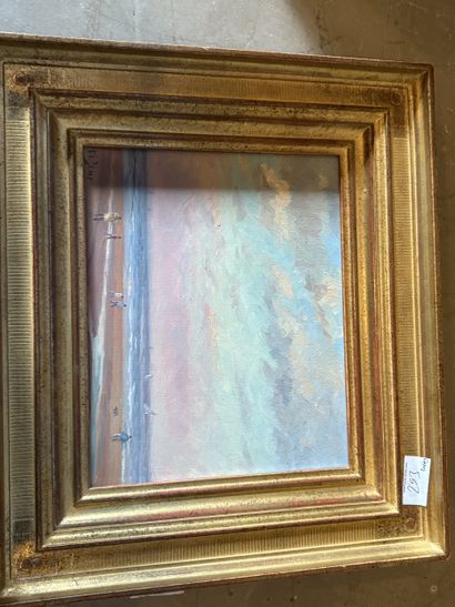 Réunion de tableaux, pièces encadrées et...