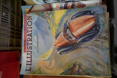Réunion de magazines L'Illustration dont...