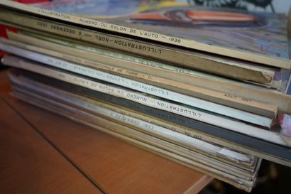 Réunion de magazines L'Illustration dont...