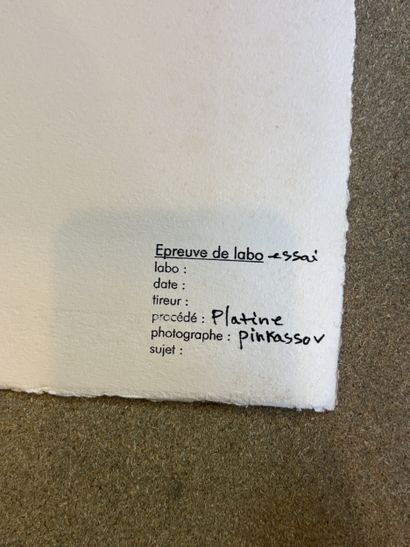 PHOTOGRAPHIE
Gueorgui PINKHASSOV (né en 1951)
Tremblement...