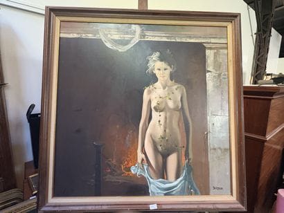 André BERTRAN (1929-2003)
Nu feuillagé près...