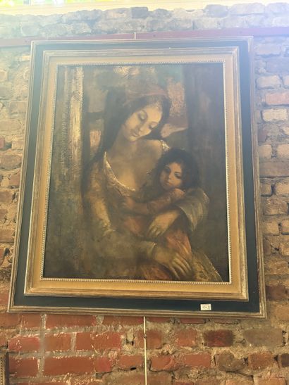 Guy CAMBIER (1923-2008)
Femme et enfant
Huile...