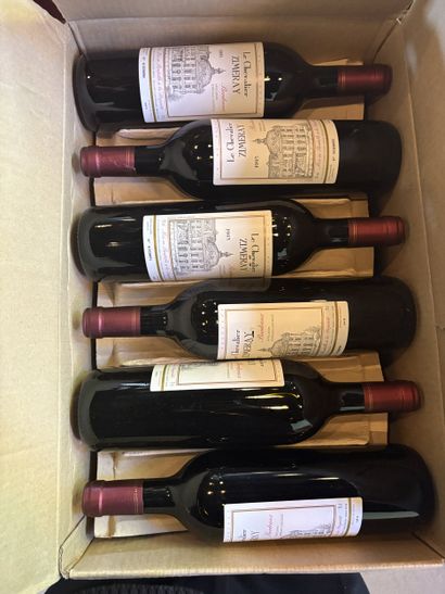 Réunion de bouteilles de vin dont Château...