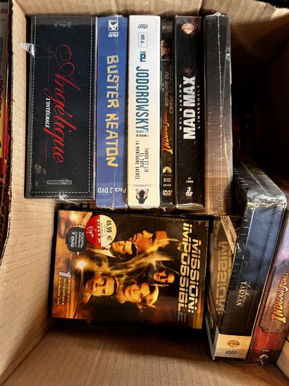 Réunion de DVD
6 cartons, en l'état