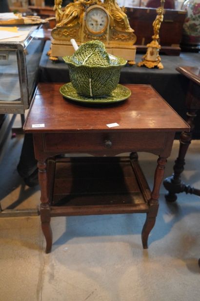 Bureau plat rectangulaire en bois naturel...
