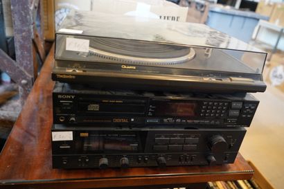 Platine Technics et matériel hifi Sony
En...