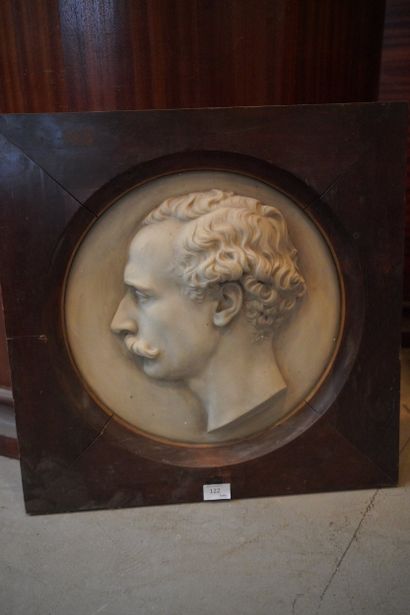 ÉDMONT PRÉVOT (1848-1892).
Profil d’homme...