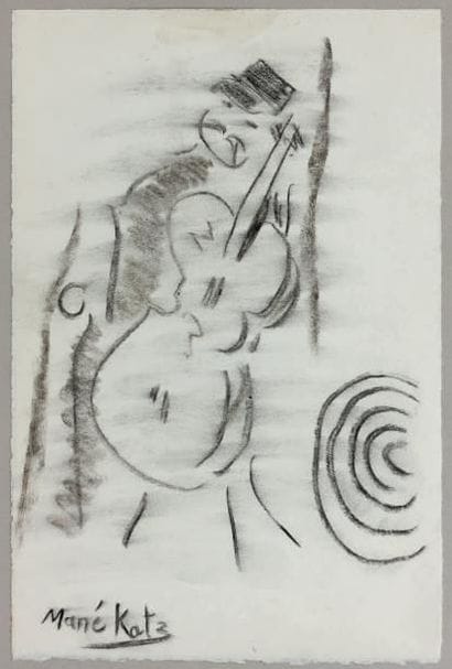 MANÉ-KATZ (1894 - 1962)
LE MUSICIEN Dessin...