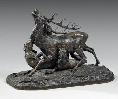 Pierre-Jules MENE (1810 - 1879) d'après
CHASSE...