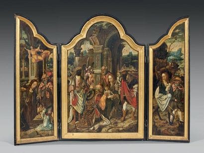 ATTRIBUÉ AU MAITRE DE 1518 (JAN VAN DORNICKE...