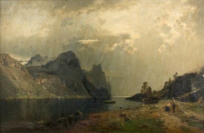 GEORG ANTON RASMUSSEN (1842 - 1914)
FJORDS...