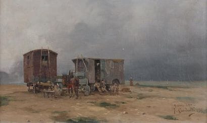Joseph GARIBALDI (né vers 1853)
UN CAMPEMENT...
