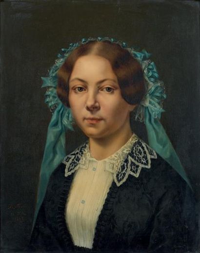 BLANCHE JUIN GUICHARD (1839 - 1930)
PORTRAIT...