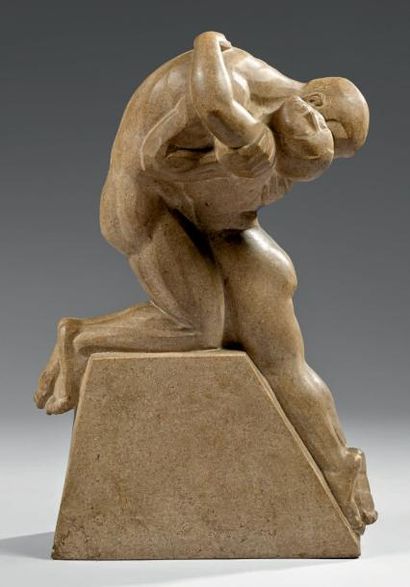 ÉMILE JUST BACHELET (1892 - 1981), VERS 1930
COUPLE...
