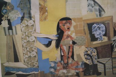 Affiche encadrée d'après Pablo PICASSO (1881-1973)...