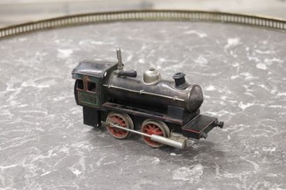 Locomotive à vapeur miniature genre BING,...