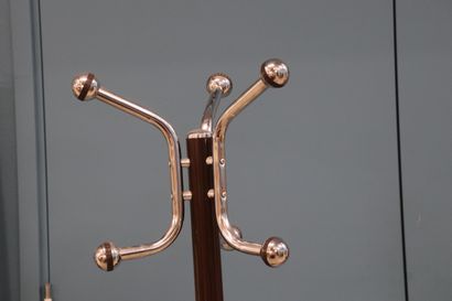Porte manteau vintage en métal chromé, métal...