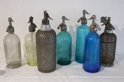 Lot de 7 siphons