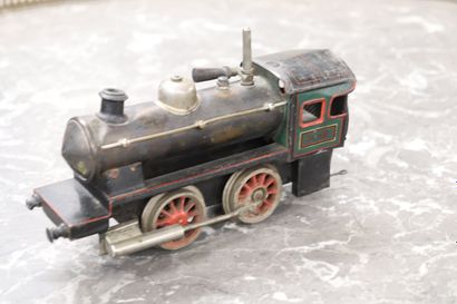Locomotive à vapeur miniature genre BING,...