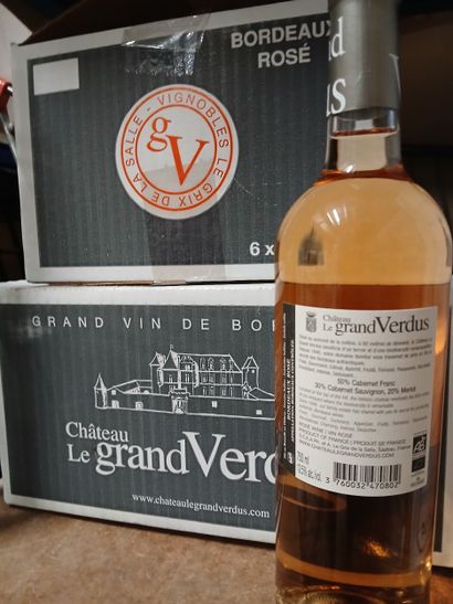 2023 Ch LE GRAND VERDUS Rosé Bordeaux BIO...