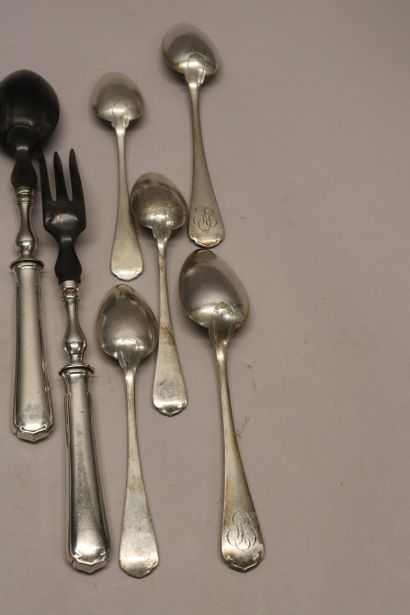 CHRISTOFLE modèle Japon, partie de ménagère...