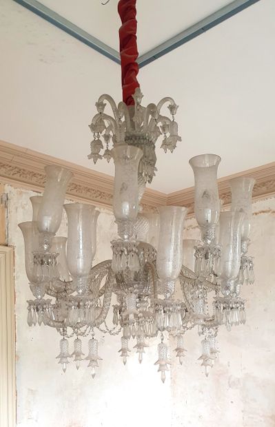 Travail Ottoman, début XXème, Important lustre...