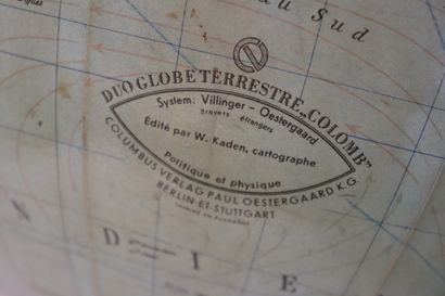 Globe terrestre mappemonde 