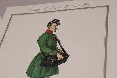 Lot d'estampes polychromes, cadeaux laboratoires...