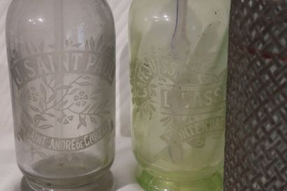Lot de 7 siphons