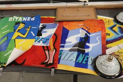Régie française des tabacs - 5 affiches GITANES....