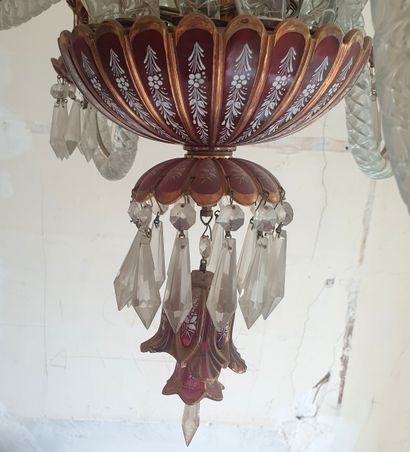 Travail Ottoman, début XXème, Important lustre...